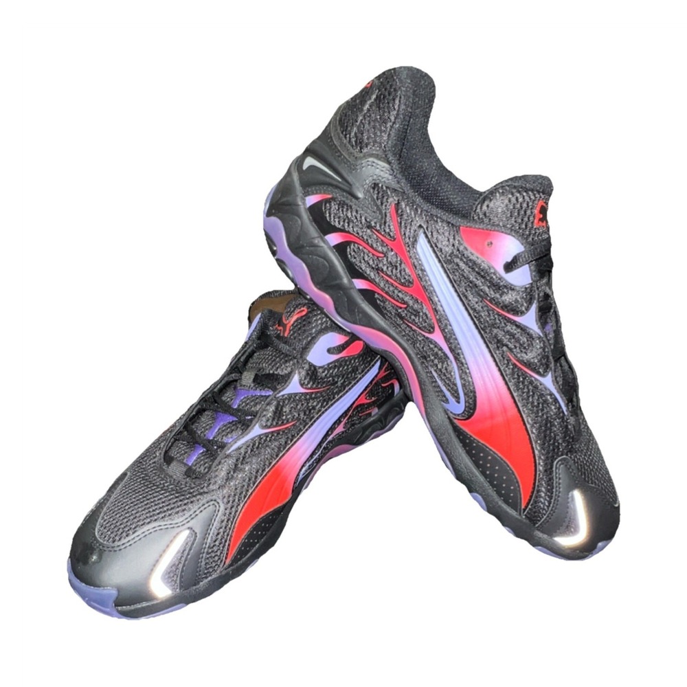 21N15/ PUMA Inhale 401560-02 Black Red Purple Low Top Men's Athletic Sneakers